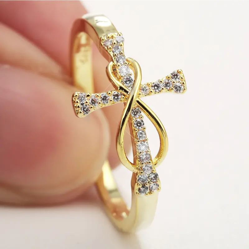 【003Harga telah dibanting, segera di CO】Chard Wake Cincin Wanita Original Korea Elegant Titanium Moonstone Style Perhiasan Cincin Cewek Rings  CWR030 4