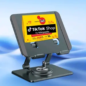 VerdanaEmtri# VarkVerk Phone+Tablet Stand holder Metal Stand Holder HB Tablet Meja Pemilik Desktop universal