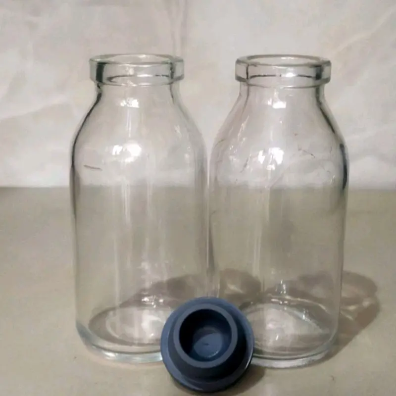 botol asi kaca rekondisi 100 ml tutup tebal susu 0