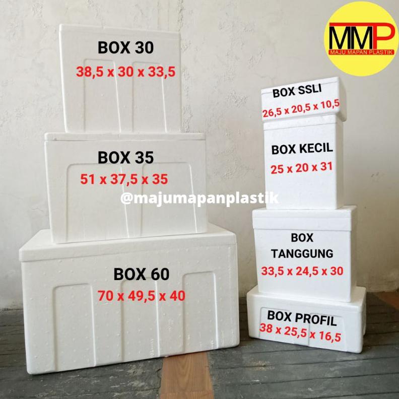 KODE L68N Box Sterofoam Kotak Foam Cooler Box Box Makanan Frozen Box Es Besar Box Minuman Box Foodgrade Pengiriman INSTANT Surabaya 0