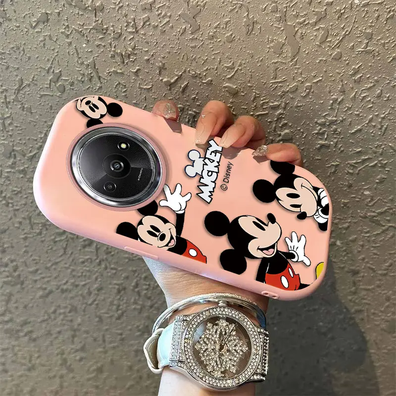 Untuk Xiaomi Redmi A3 Casing dengan Gaya Kawaii casing Cincin pelindung kamera logam Casing Pelindung Casing Feminim Casing Anti Gores A3x Casing dengan gambar Casing Motif Kartun Casing Lembut Casing Silikon