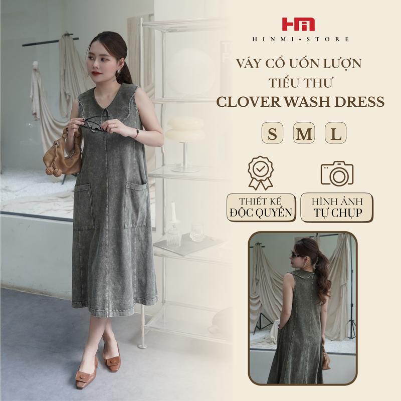 [SALE NGÀY ĐÔI 10/10] Váy Cổ Uốn Lượn Tiểu Thư Wash Dress_Thiết Kế Cổ Mềm Mại_Váy Nữ Xinh Nhẹ Nhàng_Kèm Hai Túi Trước_Dáng Chữ A_Phù Hợp Nhiều Dịp (CỔ_BÈO)
