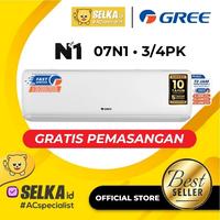 Gambar AC GREE GWC-07N1 + PASANG AC SPLIT 3/4 PK DELUXE STANDARD BLACK DIAMOND FIN - UNIT ONLY dari Selka ID Specialist AC Kota Administrasi Jakarta Barat 1 Tokopedia