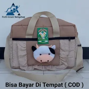 Tas Bayi Besar Renda Kerut Boneka Sapi Terbaru