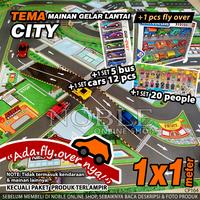 Gambar 1X1 Meter City Mainan Gelar Lantai Paket Bundling Set Pelengkap Koleksi Diecast Car Road Map Mobil Denah Peta Rambu Lalu Lintas Tema Jalan Kota Imajinasi Edukasi Toys dari Noble Online Shop Kota Tangerang 1 Tokopedia
