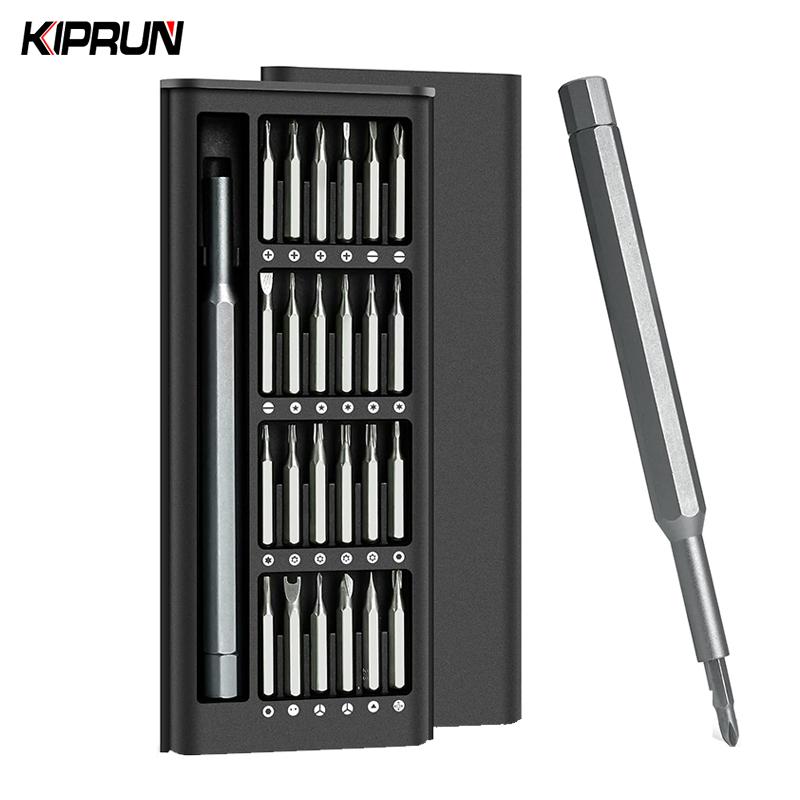 Product Introduction of KIPRUN Screwdriver 24 in 1 Precision Screwdriver Set Portable Light Weight Screwdriver Kits Magnetic Screw Driver Bits Hex Bit Handle Mobile Phone Repair Screwdrive Kit Tools 28