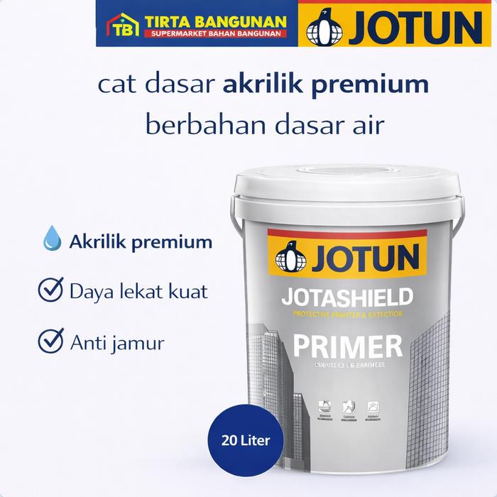 Gambar JOTUN Jotashield Primer 07 20LT CAT DASAR EXTERIOR Paint Akrilik Premium Anti Jamur 20 Liter dari Tirta Bangunan Kota Depok Tokopedia