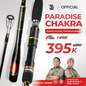 Paradise - Joran Pancing Paradise Chakra Joran Specialist Jigging 180CM PE 2-6 HRS High Respon Solid Handle Japan Style Monocoque Ikan Mancing Pancing Reel | JC-SPC