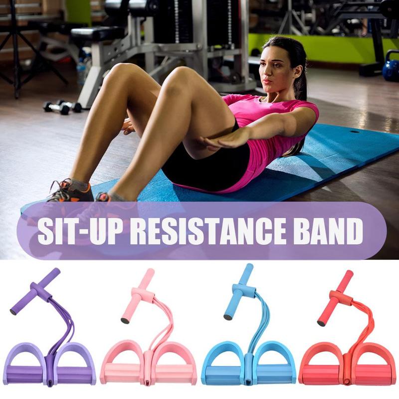 Product Introduction of Pull Rope Elastic Resistance Band Exercise Body Home Fitness Sit Up Abdominal Workout Equipment 19