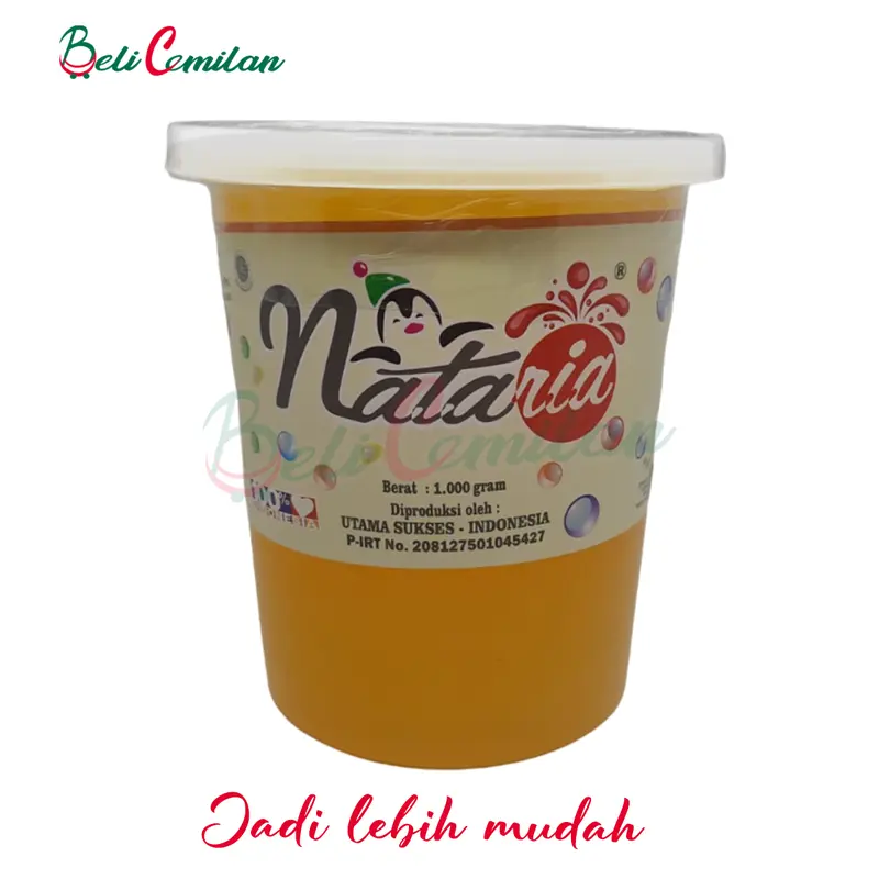 Popping Boba Nataria Jelly - Topping Minuman Boba Instant Halal 1kg 2