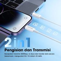 Gambar 【BISA COD】Acome Kabel Data Type C to Lightning PD 27W Fast Charging 3A For iPhone 2 Meter AOR-CC/CL200 Garansi 12 Bulan Panjang Cable - AOR-CL 27W (C TO L) 2M dari Acome Indonesia Kab. Tangerang 4 Tokopedia
