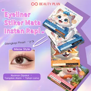 BEAUTY PLAN Eyeliner Stiker Stamp tahan air tahan angin anti copot Eyeliner Stiker Sudut Mata Pasang  0 Detik Rapi Instan cocok untuk pemula