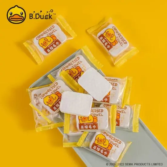 Genuine B. Duck Compressed Disposable Face Towel