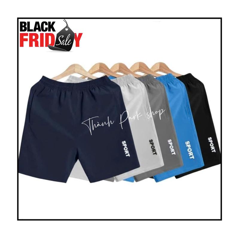 COMBO 5 Quần short nam logo sport kiểu dáng thể thao năng động trẻ trung phù hợp mọi lứa tuổi đủ size M-3XL