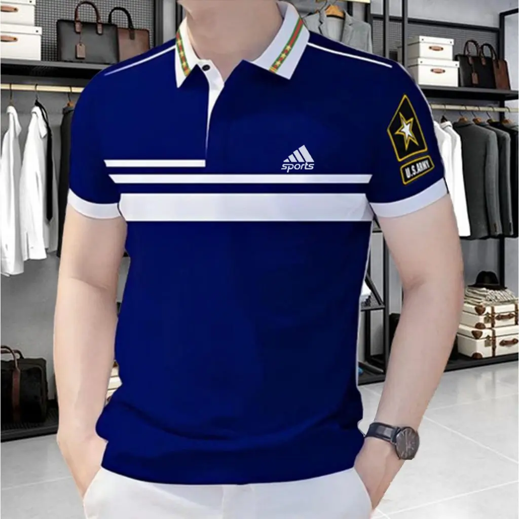 Unisex Summer Short-sleeved Polo Shirt. Men's New Style in 2025. Loose, Casual and Versatile T-shirt. Men's Top in 2025