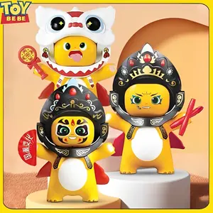 TOYBEBE 5 Ekspresi Wajah | Squishy Nailong Barongsai Nailong Mainan Berubah Wajah KeyChain Ganti Face Lucu Dekompresi mainan anak Dengan Toys Plastik