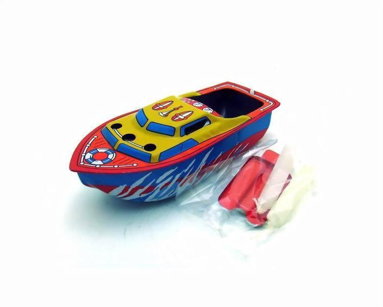 Product Introduction of Vintage STEAM Boat Pop Pop Candles Powered Put Put Ship Collectable Tin Toy Educational 1