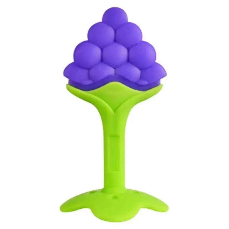Teether bahan silikon gigitan bentuk buah Baby fruit teether GS-01 5