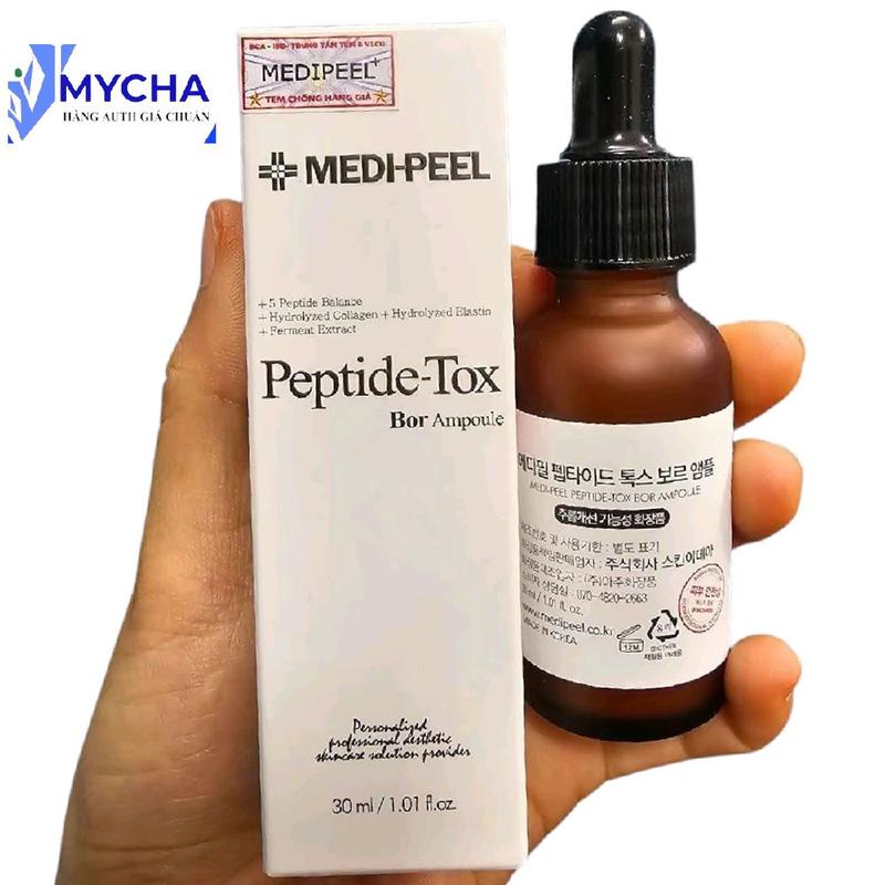 Hàng CTY Serum BOR TOX MEDIPEEL TEM NHÃN ĐẦU ĐỦ 30ml Axit hyaluronic Cấp nước Da khô Da nhạy cảm Làm trắng răng Làm trắng răng Không chứa cồn Không mùi Kiểm soát dầu Tất cả các loại da Collagen Skincare