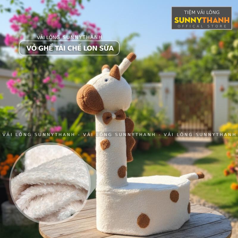 Vỏ Ghế đẩy LON SỮA - Full Màu - vỏ ghế hươu cho ghế hươu tái chế 8 lon sữa bột đồ chơi cho bé voi