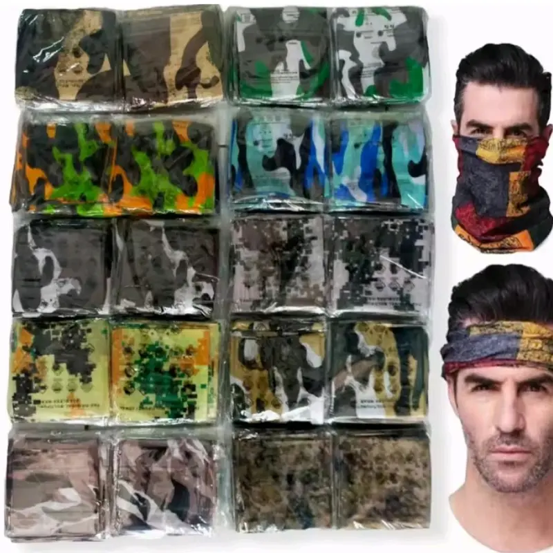 3/6 Pcs Masker Baf Buff Motif Multifungsi Masker Berkendara Perlindung dDebu Buff bandana 3