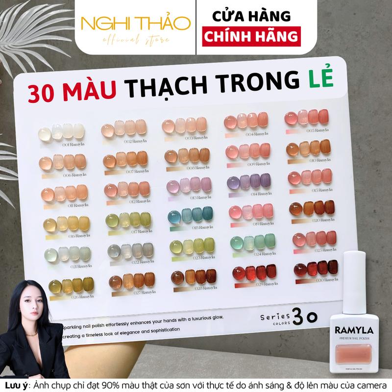  Sơn gel thạch trong lẻ màu RAMYLA 