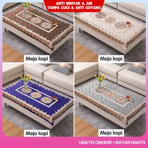 <COD> Loyal Bosque Taplak Meja 90x150cm,140X180cm,150X150cm,180X180cm Meja Ruang Makan Tamu Premium - Taplak Meja Motif Oilproof Cover Meja D201-2H