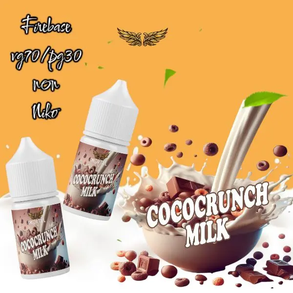 Juice Liquids- 30ML/60ML Sari buah COCOCRUNCHMilk Jus murni halal organic Big sale Promo Bebas gula Simple Mangga Sugar