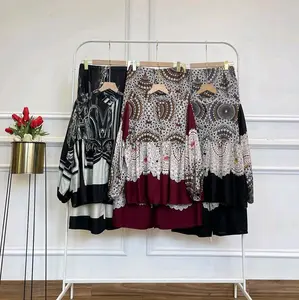 SETELAN CUTBRAY MOTIF VIRAL//LD 115 CM