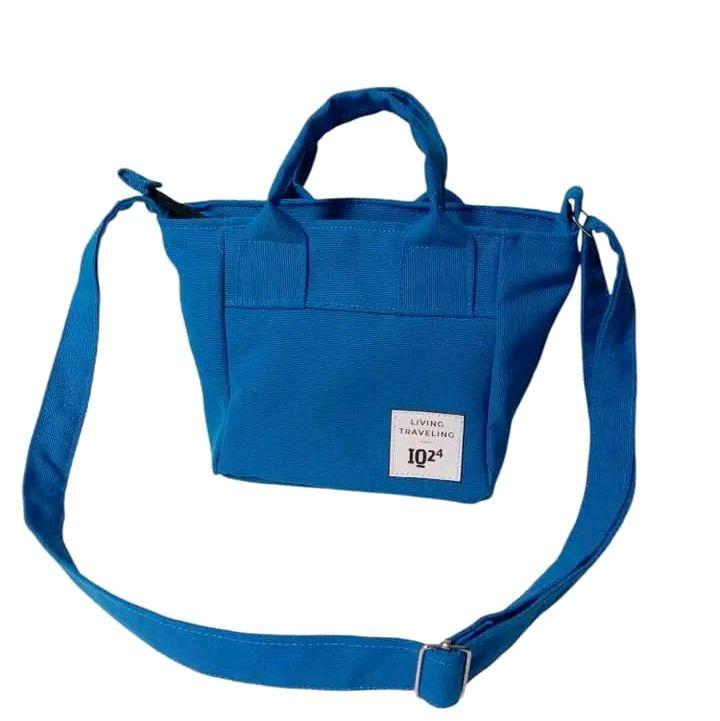 TAS SELEMPANG MINI Canvas-handbags TAS polos Wanita jinjing/Tas DAILY Cream Wanita 4