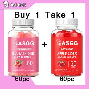 【Buy 1 Take 1】ASGG 60PC GLUTATHIONE Glow Gummies