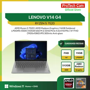 LENOVO V14 G4 RYZEN 5 7520 16GB 512GB 14" FHD IPS W11+OHS