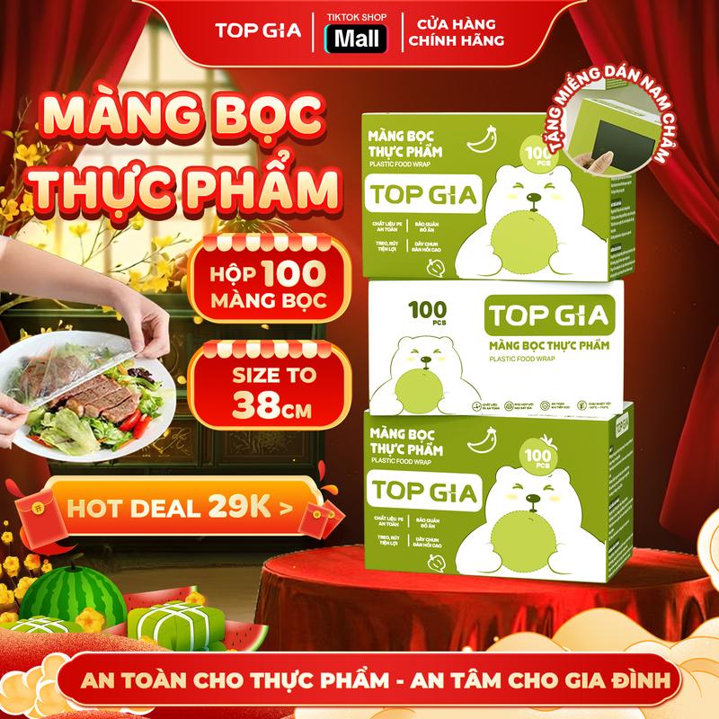   BẢN NÂNG CẤP NAM CHÂM - LOẠI TO 38CM  Màng Bọc Thực Phẩm TOP GIA Miếng Dán Nam Châm Gắn Tủ Lạnh Dạng Rút An Toàn Tiện Lợi Có Chun Co Dãn Siêu Dai  Hộp 100 Cái  Chất Liệu PE Dày Bền Chống Bay Mùi  Giữ Mới Thực Phẩm MangBocThucPhamCoGian   MBTP  