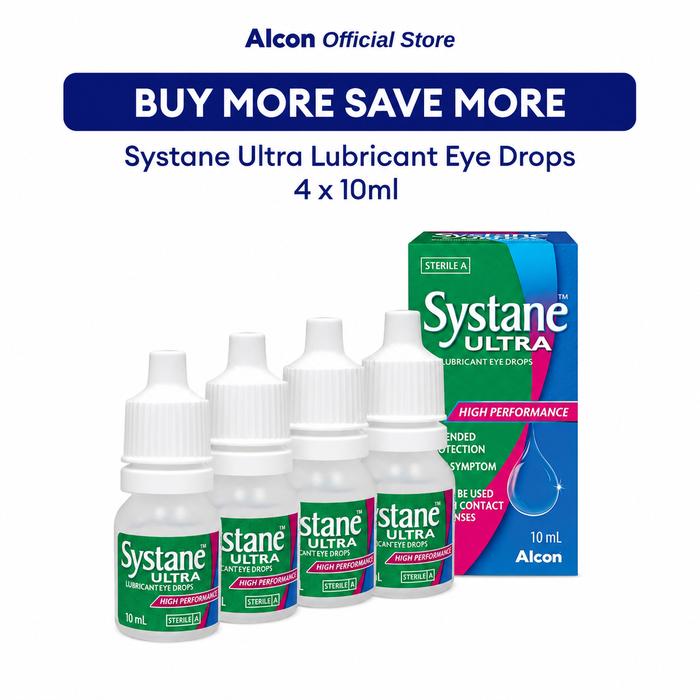 Gambar [Limited Deals] Systane Ultra Eye Drops 10 ml (x4) dari Alcon Indonesia Kota Administrasi Jakarta Selatan Tokopedia