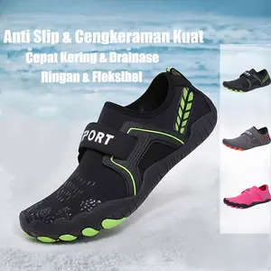 Water Shoes Anti Slip, Anti Potong & Cepat Kering｜Ringan, Nyaman & Sol EVA Honeycomb untuk Aktivitas Air, Snorkeling, Pantai & Outdoor Sports｜Aqua Shoes, Sepatu Pantai, Sepatu Renang, Sepatu Hiking waterproof contoh Sepatu  kapal selam
