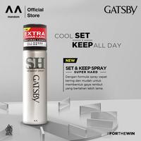 Gambar GATSBY Set & Keep Spray - Super Hard dari Mandom Indonesia Kota Administrasi Jakarta Barat 2 Tokopedia
