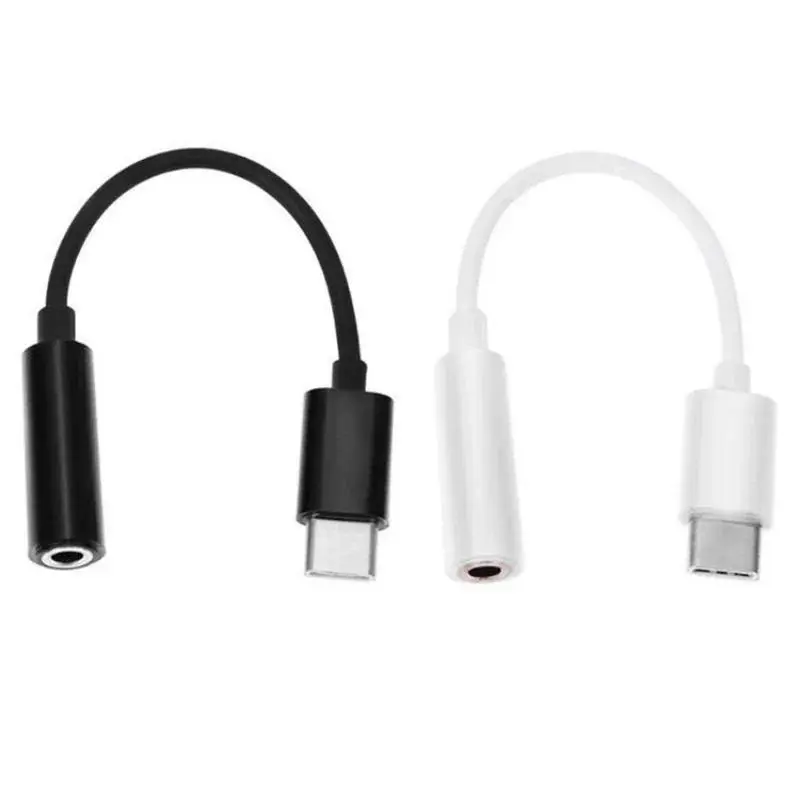 Bộ chuyển đổi giắc cắm tai nghe loại C sang 3,5 mm, chuyển đổi tai nghe điện thoại di động loại C sang 3,5, thích hợp cho cáp bộ chuyển đổi âm thanh Android 0