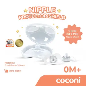 COCONI Nipple Shield 2 Pcs | Pelindung Puting Ibu Menyusui Bahan Silikon Melindungi dari Gigitan Bayi BESTSELLER