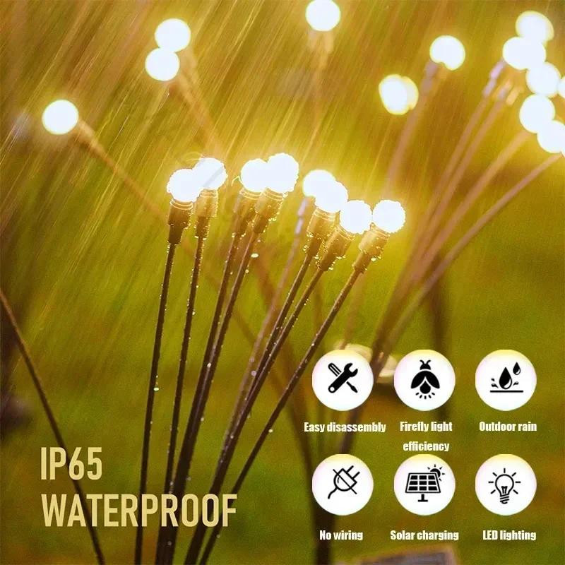 Lampu Rumput Surya, Lampu Taman Tahan Air Luar Ruangan, Menyala - Shop ...