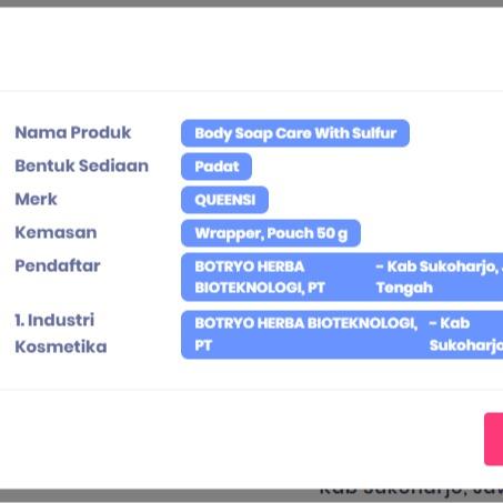 Queensi Soap Sulfur original dan BPOM - mencegah Gatal, Dermatitis 6
