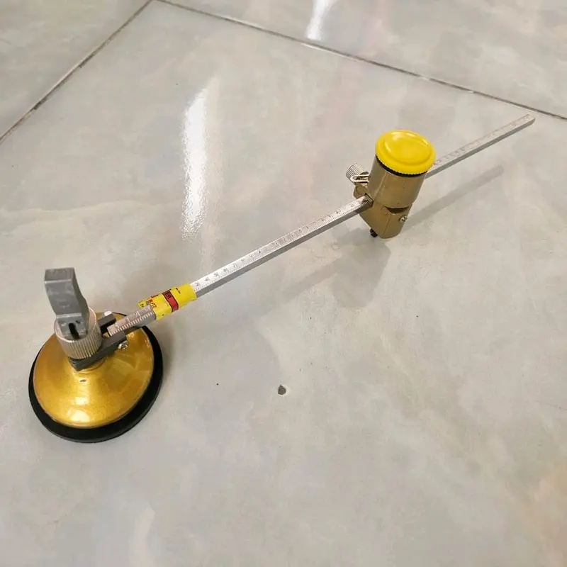 Alat Pemotong Kaca Lingkaran 360° diameter 50/100cm Gold Circle Glass Cutter 50cm/100cm Logam 2