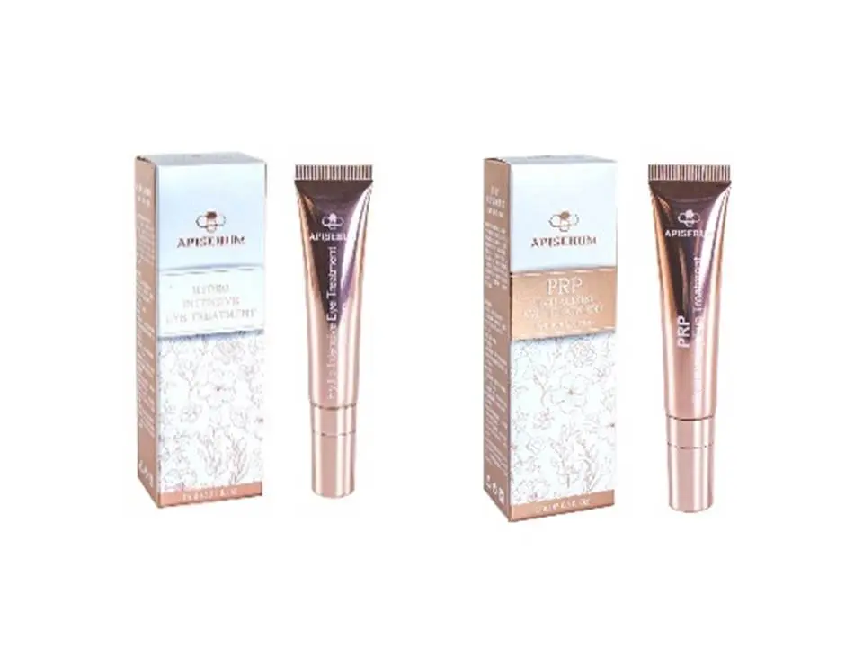 Apiserum Wrinkle Brightening Eye Cream (Day) & Firming Peptide Complete Eye Cream (Night)