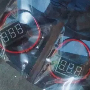 0.36 inch DC LED Digital Voltmeter 0-100V 3 Wire Voltmeter 4-30V 2 Wire Voltage Meter Auto Car Mobile Power Voltage Tester Detector 12V Red Green Blue 0,36"