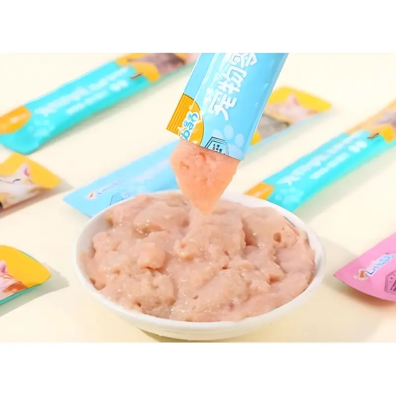 Snack Kucing Cat Treats Creamy Seperti Meo Creamy Vitamin Anabul Tetap Sehat FEFARM 3