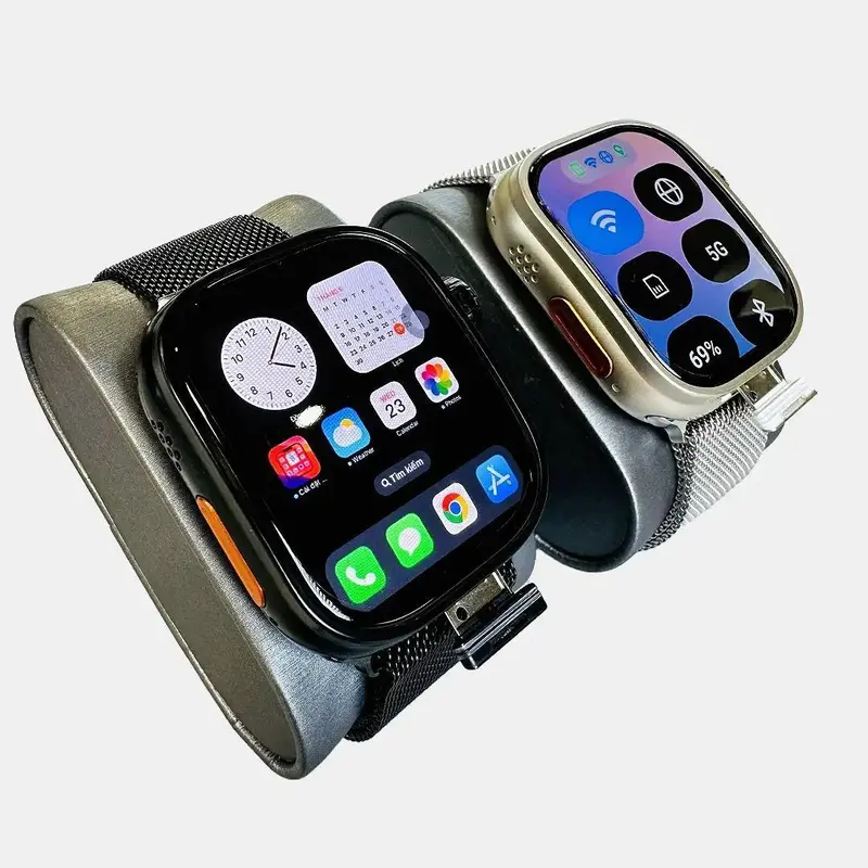 (Utra 3 Promax 16/256Gb) Đồng Hồ Thông Minh Viền Cong Ôm Tay, Lắp Sim , Kết Nối Wifi, Bộ Nhớ 256Gb  Camera Xoay 190*, Màn Hình SuperAmoled, Nghe Gọi, Nhắn Tin, Định Vị, Tải Ứng Dụng 2