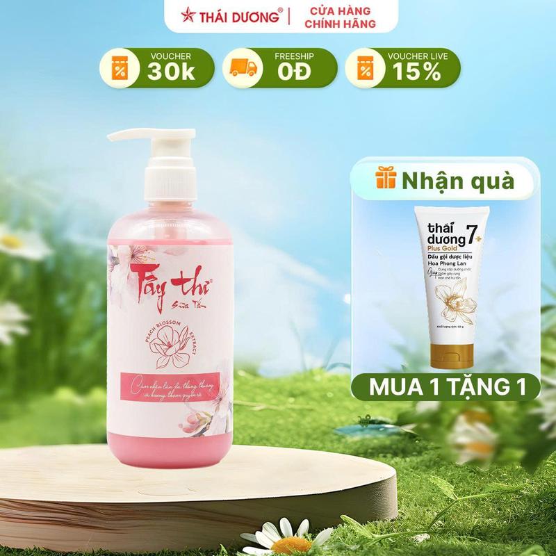 HCM 01 Sữa tắm Tây Thi Chai 500ml Tặng 01 tube dầu gội hoặc sữa tắm Thái Dương 7 Plus Gold Tube 50g