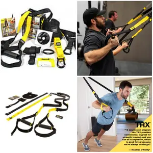 TRX PRO 4 Suspension training kit body Fitness gym otot portable