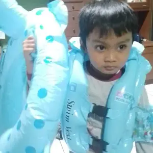 Playphoria Pelampung Rompi Renang Anak Kids Swim Vest Warna Polos Step ABC Series Berkualitas Jaket Rompi Pool School Ban Life Air