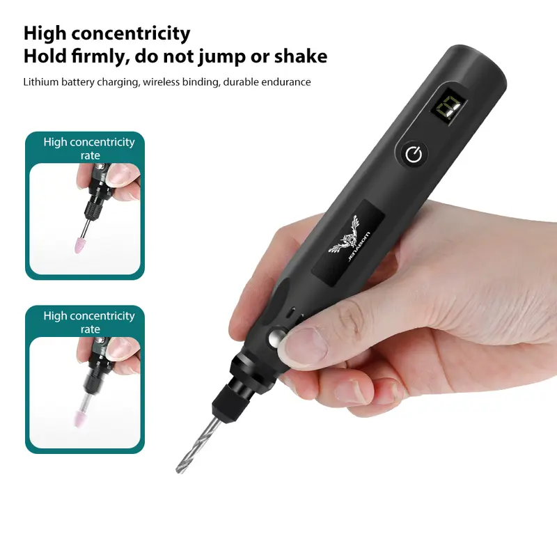 JENABOM Mini Cordless Rotary Tool, USB Charging, 5-Speed Rotary Tool Kit, Multi-Purpose 3.6V Power Rotary Tool for Sanding, Polishing, Drilling, Etching power  tools 2