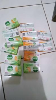 Product Review of promo dettol 60 gram 14pcs sabun mandi murmer Soap Hand from k**4 1